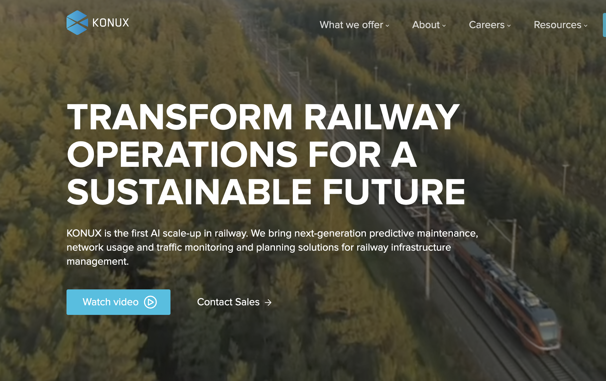 Konux using AI for IoT devices for optimizing railway