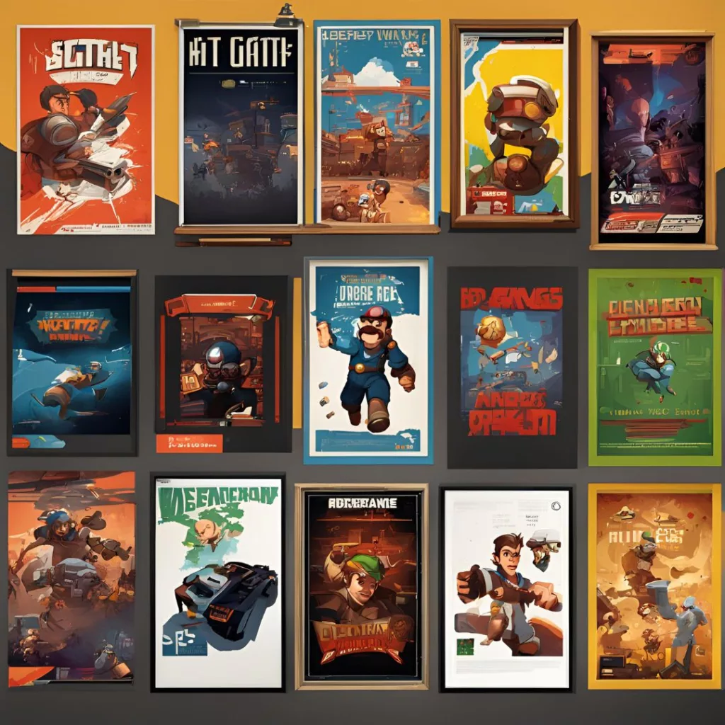 AI GENERATED VIDEOGAME POSTER