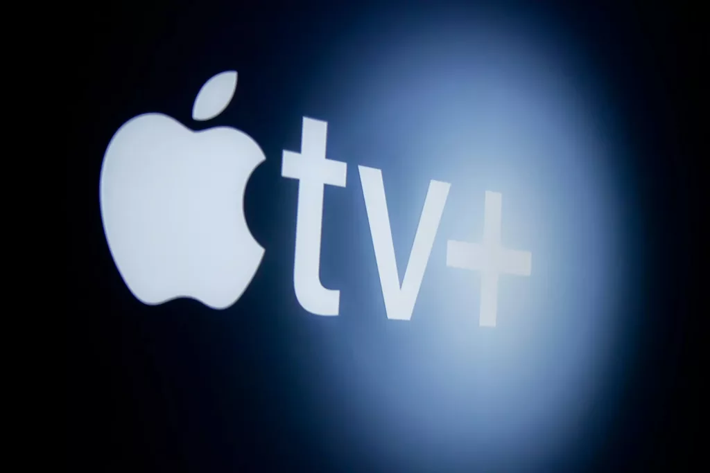 An Image Showing Apple's Logo and Text "TV+"