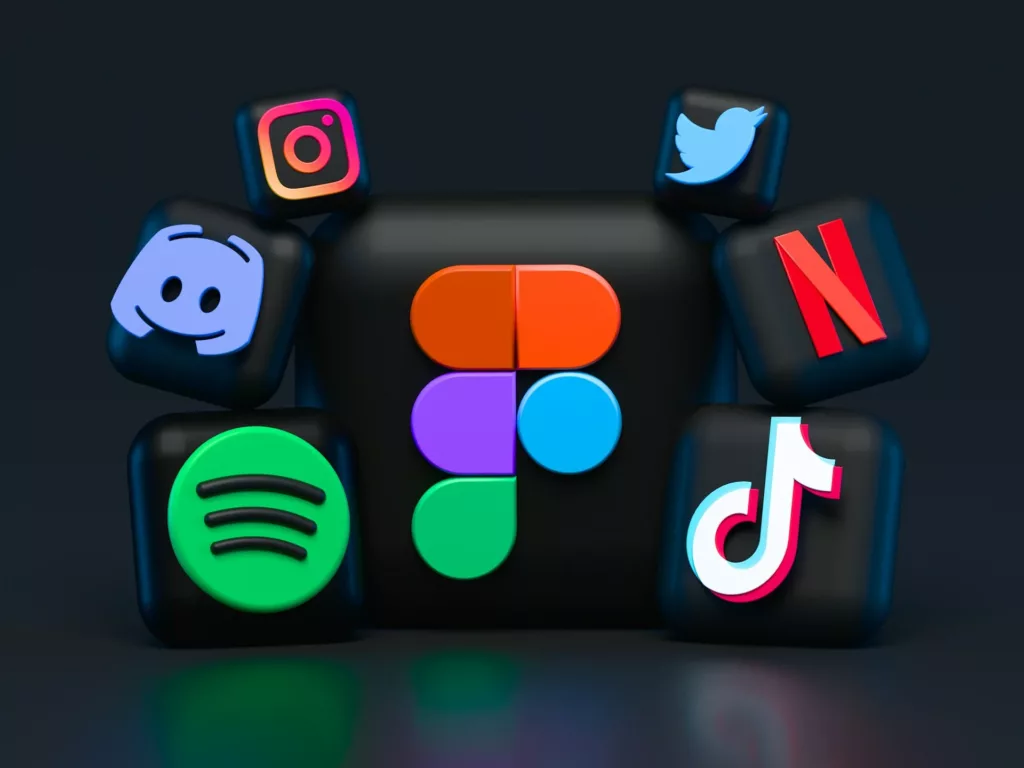 An Illustration Showing Social Media Apps Logos