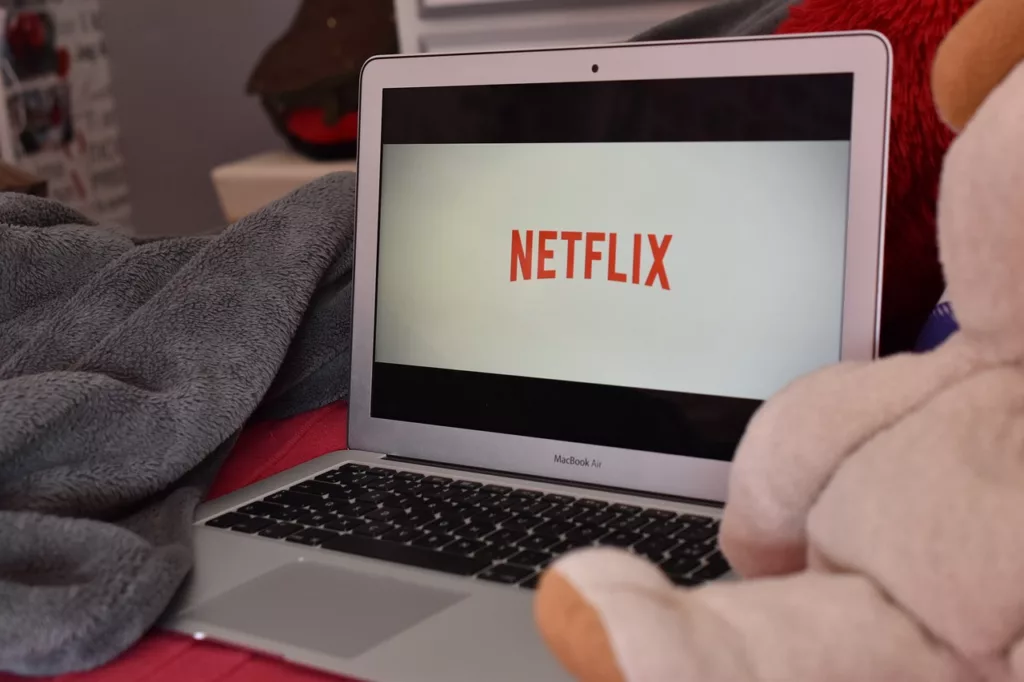 Netflix on Computer Screen.