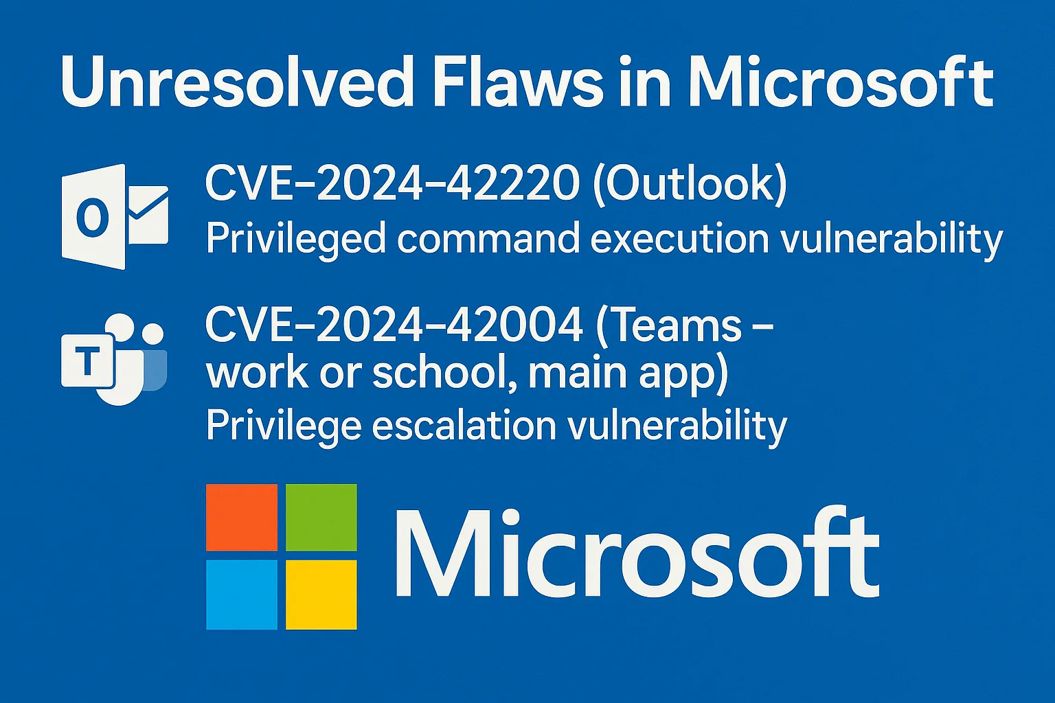 Flaws in Microsoft