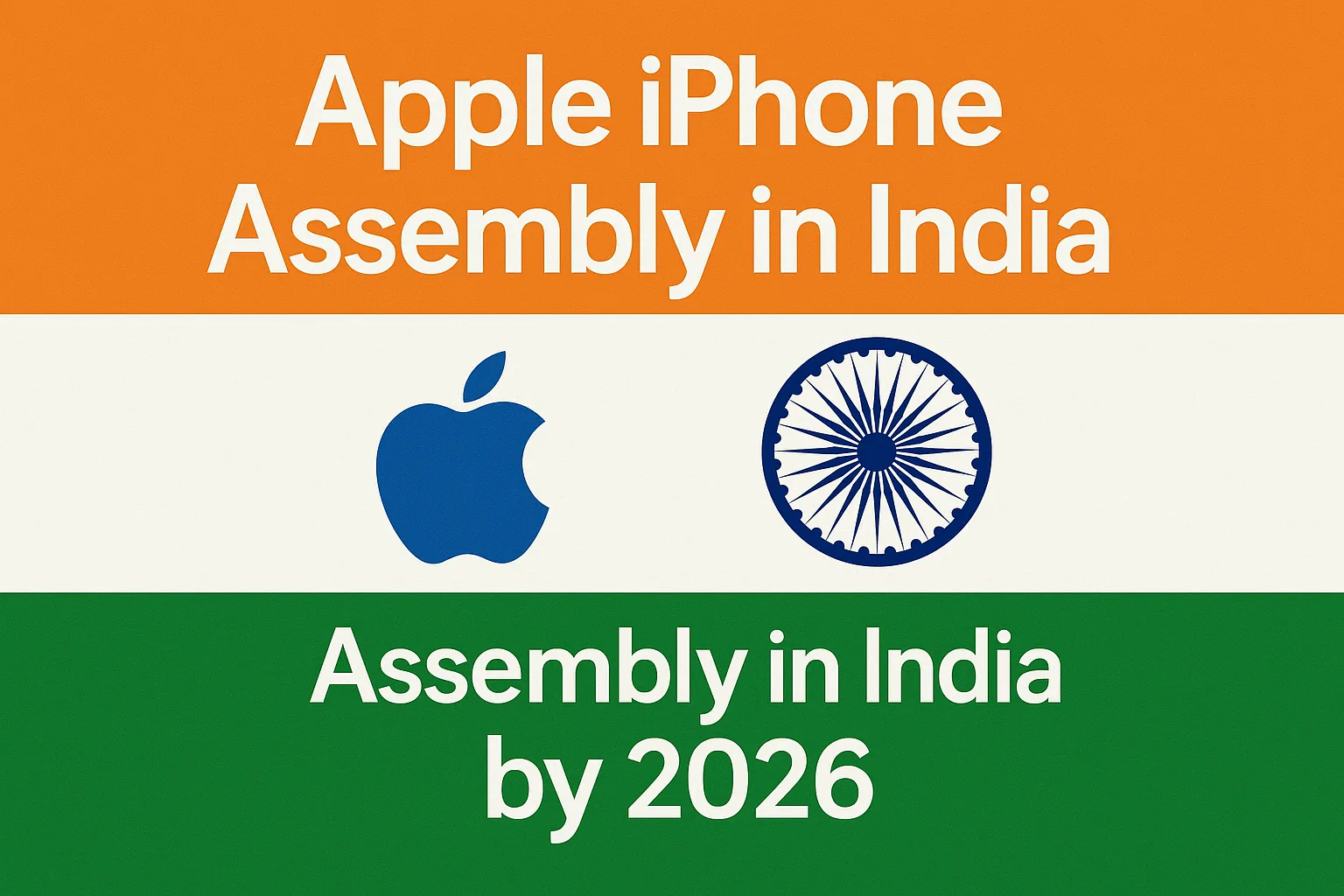 iPhone Assembly in India
