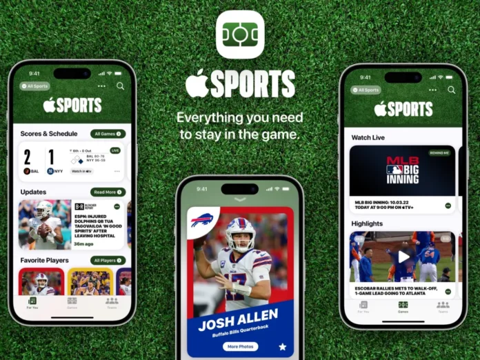 apple sports app