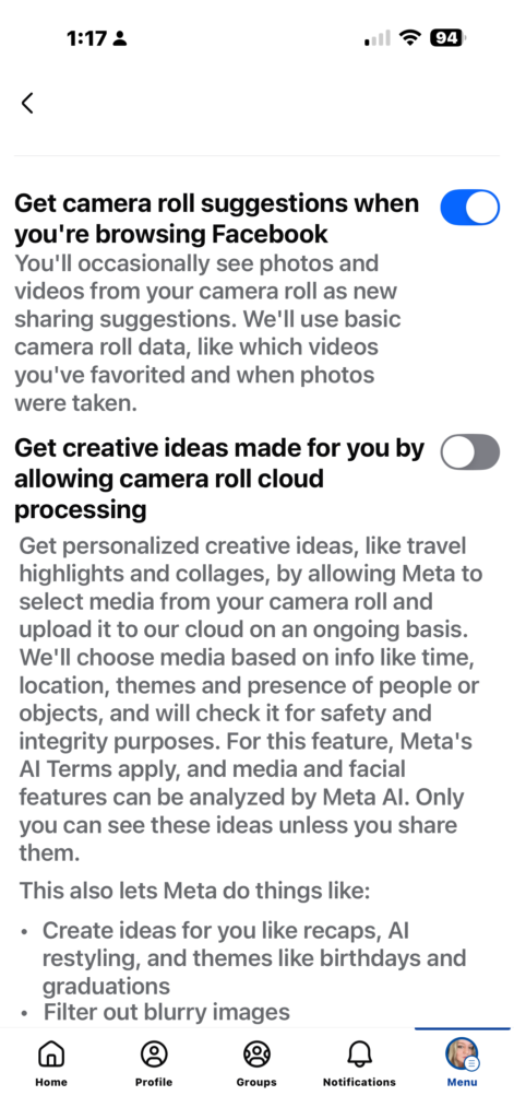Camera-roll-sugesstion