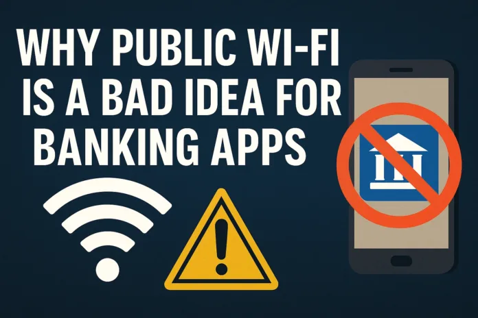Public Wi-Fi Is a Bad Idea for Banking Apps