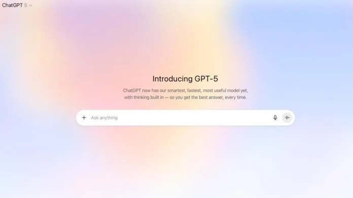 OpenAI ChatGPT-5 Upgrade