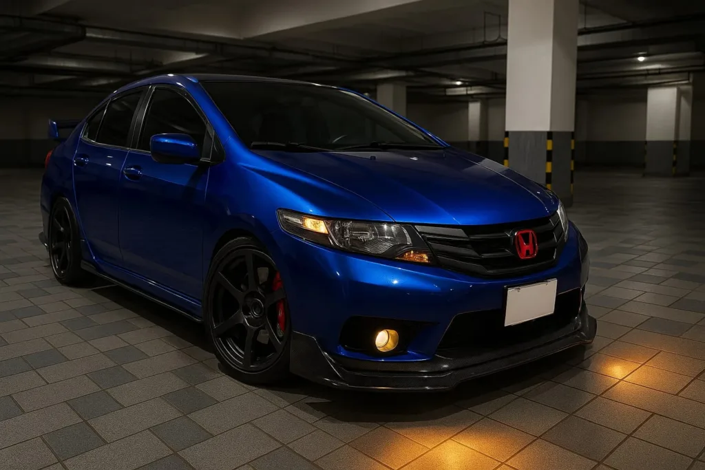 Blue Honda