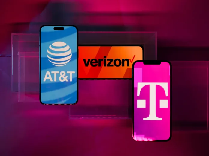 AT&T, VERIZON, T-MOBILE