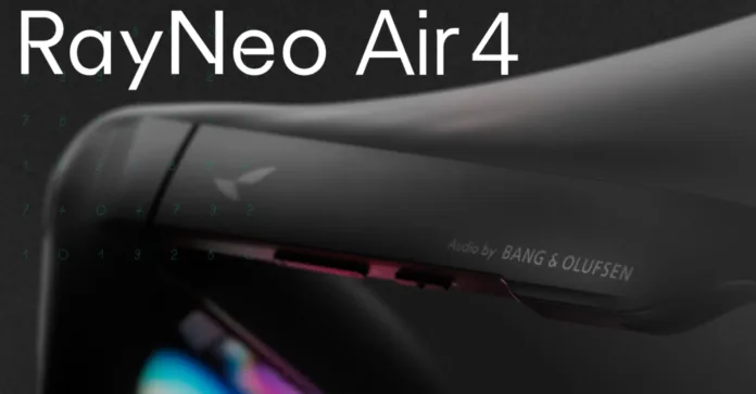 RayNeo Air 4 HDR10 AR Glasses Redefine Augmented Reality with B&O Audio