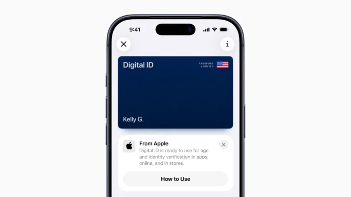 Digital ID in Apple Wallet