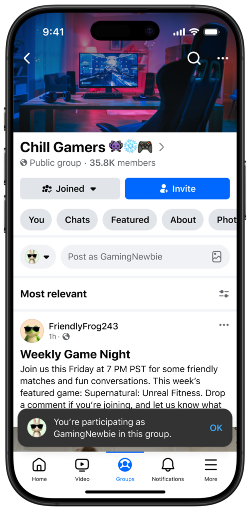 Facebook Nicknames Update