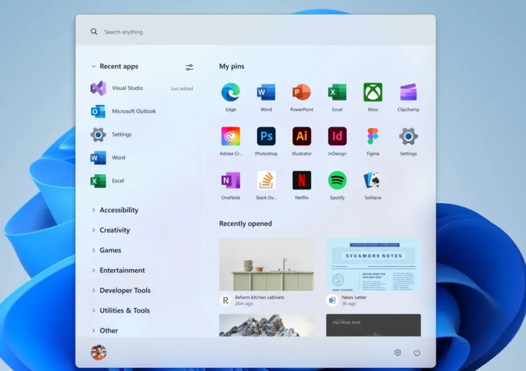 Windows 11 Start Menu Update: Key Features in 2025 windows 11 start alternate design