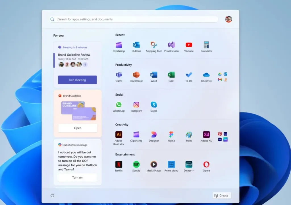 Windows 11 Start Menu Update: Key Features in 2025 windows 11 start alternate design