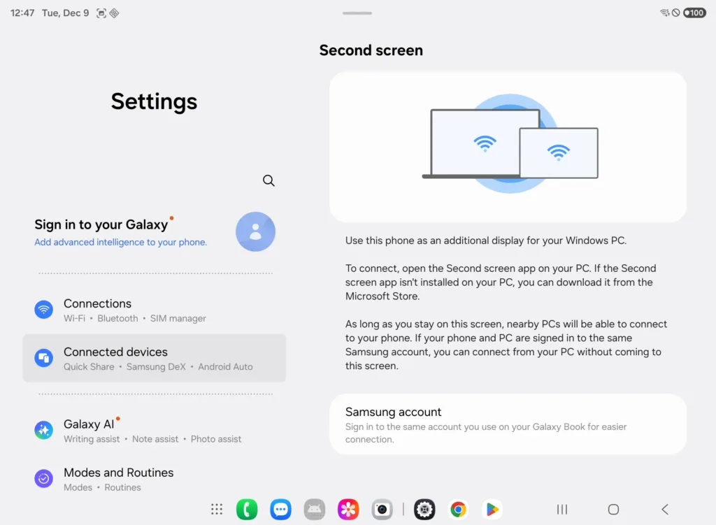 Galaxy Z TriFold Display