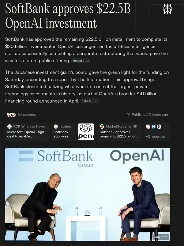 SoftBank OpenAI Funding Race Hits $22.5B Deadline! Reddit