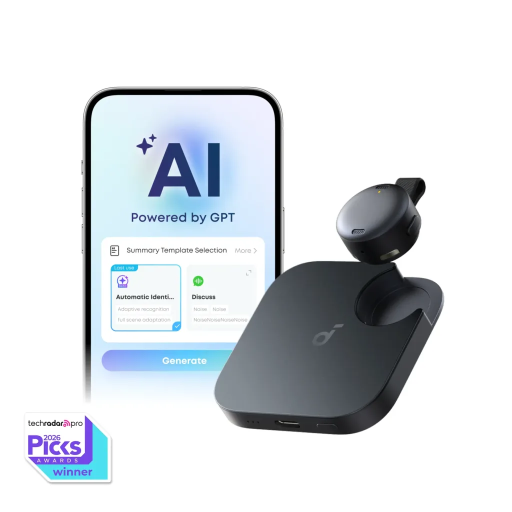 AI Notetaking Devices Are Replacing Meeting Notes Faster Than Anyone Expected Soundcore Work pin