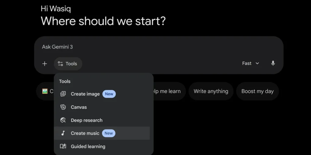 Gemini Music Generation