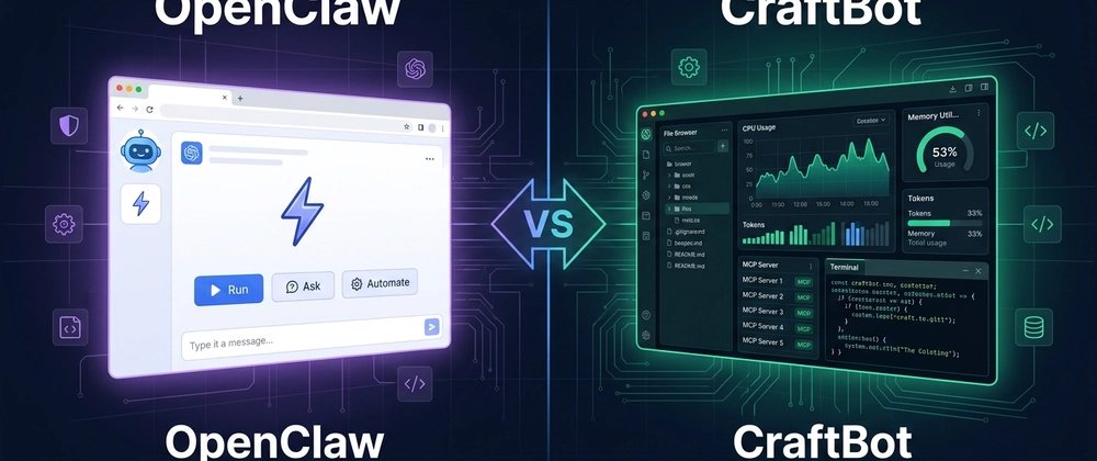 Best Local AI Agent in 2024: OpenClaw vs CraftBot Compared Cover image for OpenClaw vs CraftBot: Which Local AI Agent Is Right for You?