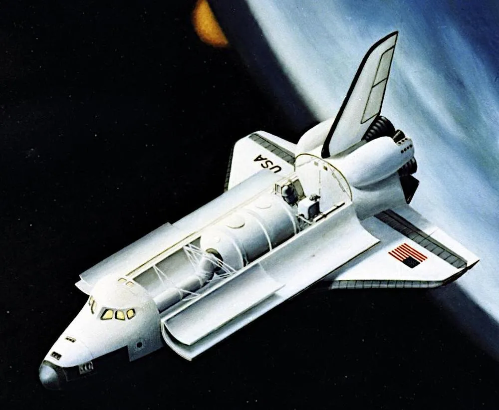 Spacelab's 1980 Computer: Stunning Reverse-Engineering Revealed Illustration of the Spacelab-3 mission. From NASA.
