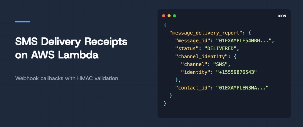 SMS Delivery Receipts on AWS Lambda: The Essential Guide Cover image for SMS Delivery Receipts on AWS Lambda