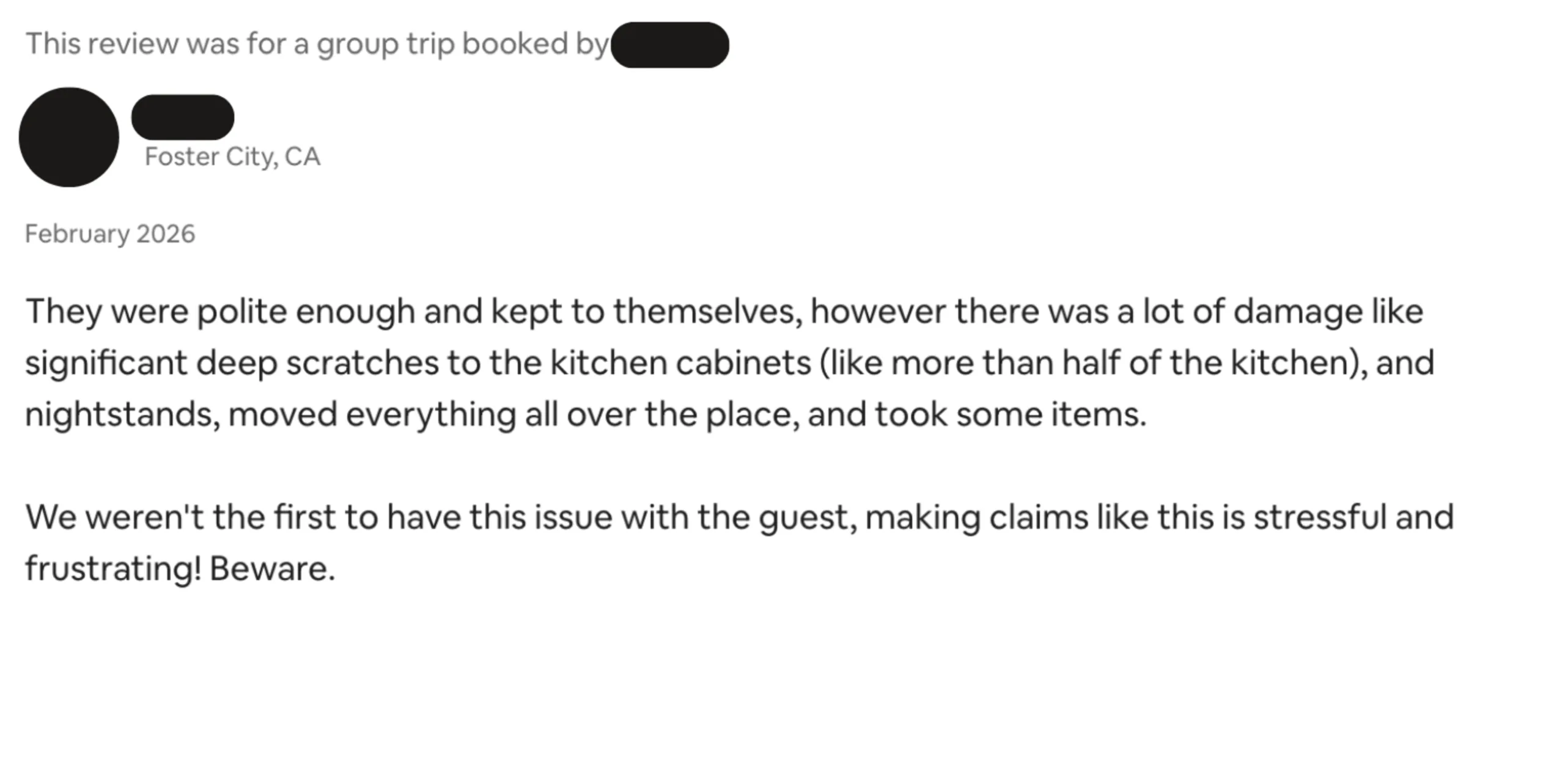 Shocking Airbnb Robot Testing Lawsuit Hits SF Startup They were polite but caused significant damage, including deep scratches to most kitchen cabinets, moved nightstands and