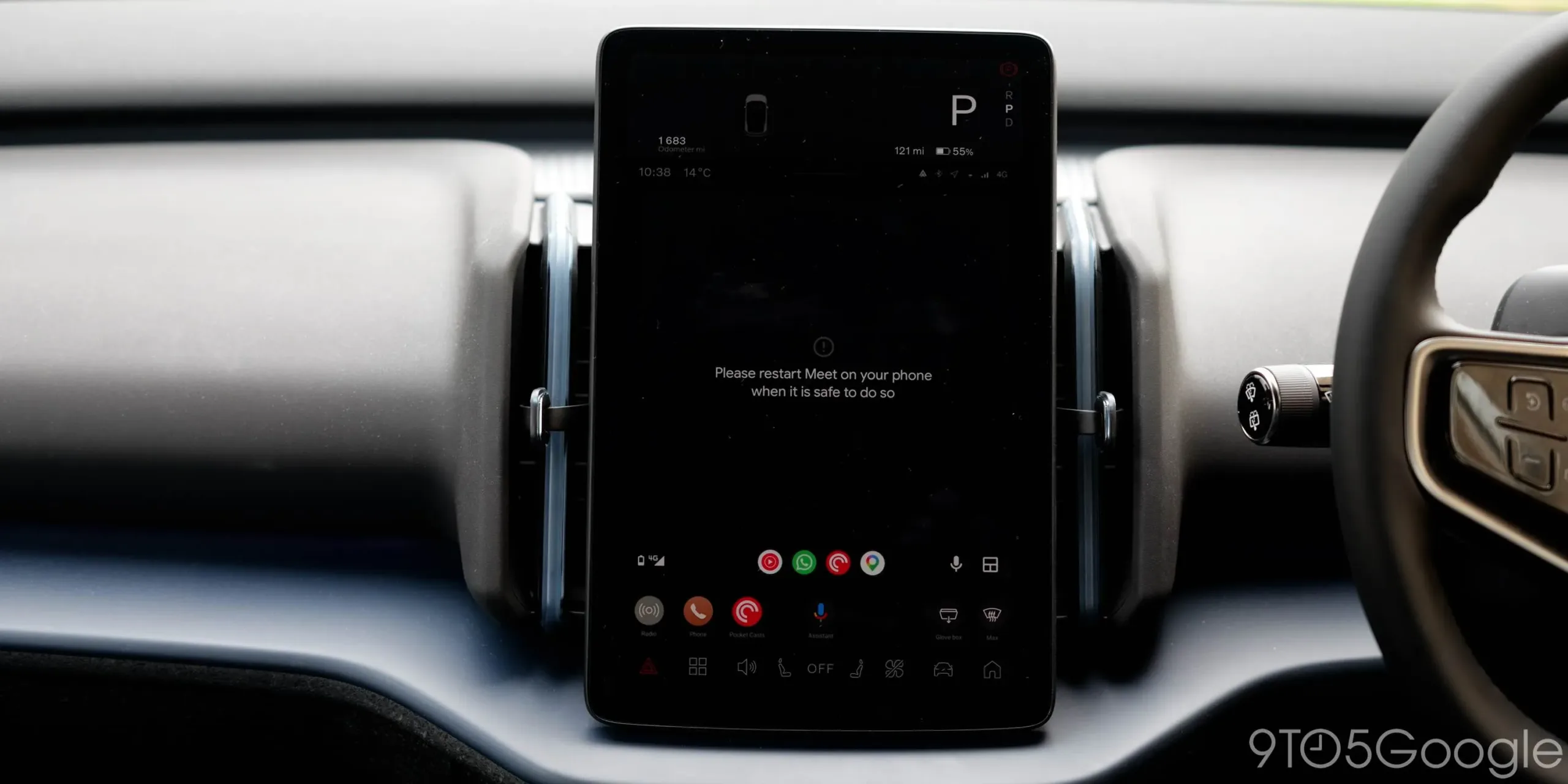 Google Meet for Android Auto Is Now Rolling Out — Here's What's New Google Meet Android Auto first startup