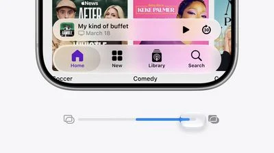 Apple Liquid Glass Gets a Transparency Slider and Key Visual Fixes liquid glass slider