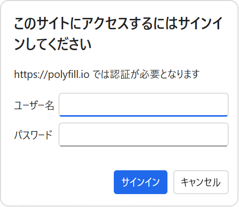 Polyfill.io Is Back — and It's Trapping Users With Fake Login Prompts polyfill.io attack — The suspicious login screen