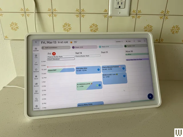 Skylight Calendar 2: The Best Digital Wall Calendar for Families in 20 Image may contain: Text