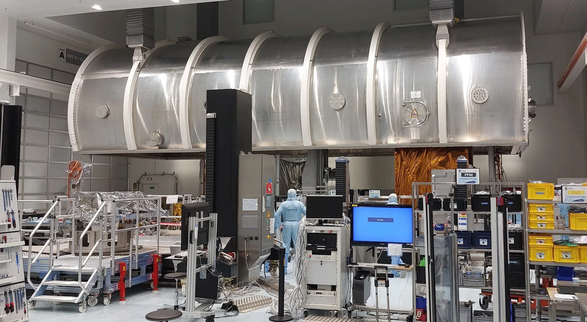 ESA's Week in Space: 5 Key Moments From June 2026 CO2M’s spectrometer being sealed within the vacuum chamber