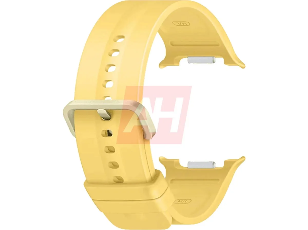 Galaxy Watch 9 Bands: Latest Colors and New Styles Leaked galaxy watch 9 sport band yellow image