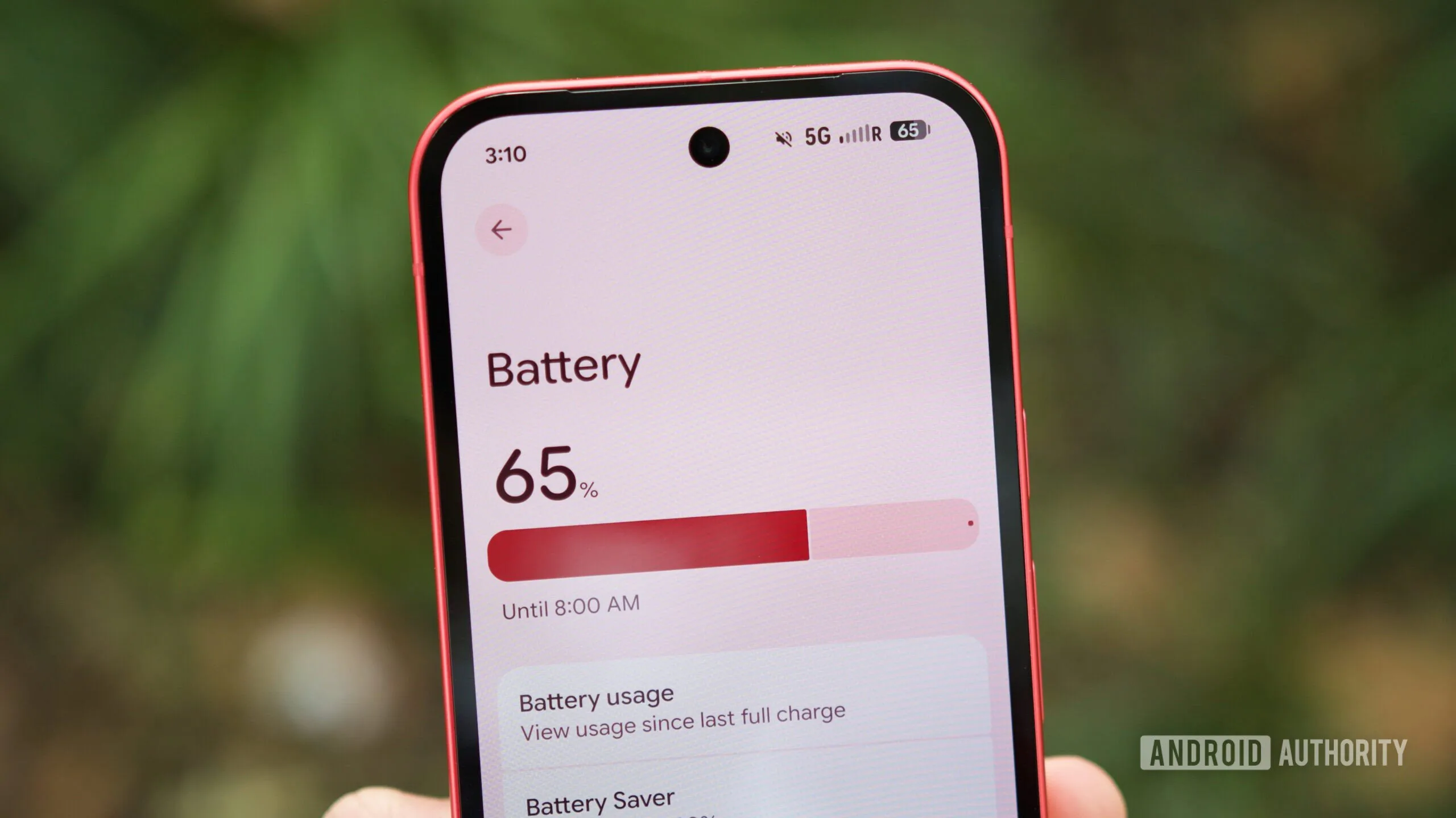 Pixel 10a vs Galaxy A57: 5 Key Reasons the Pixel Wins at $500 Battery settings page on the Google Pixel 10a.