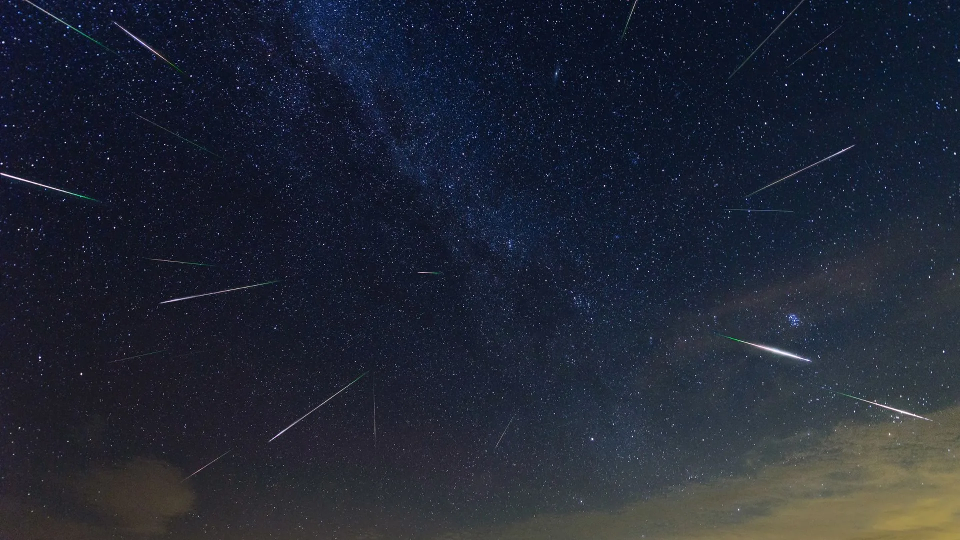 Moon Missions and Meteor Storms: The Critical Risk NASA Is Planning Fo Meteors a pictured streaking Earthward through a starry night sky.
