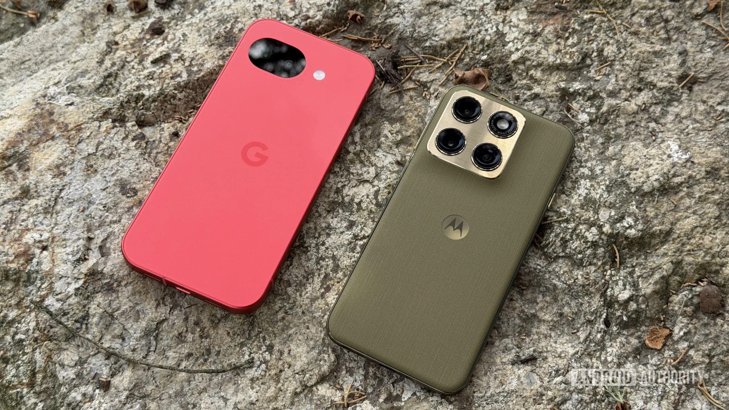 Motorola Edge 2026 vs Pixel 10a: The Best Mid-Range Phone Right Now Motorola Edge 2026 vs Pixel 10a — Motorola Edge 2026 Pixel 10a on rock
