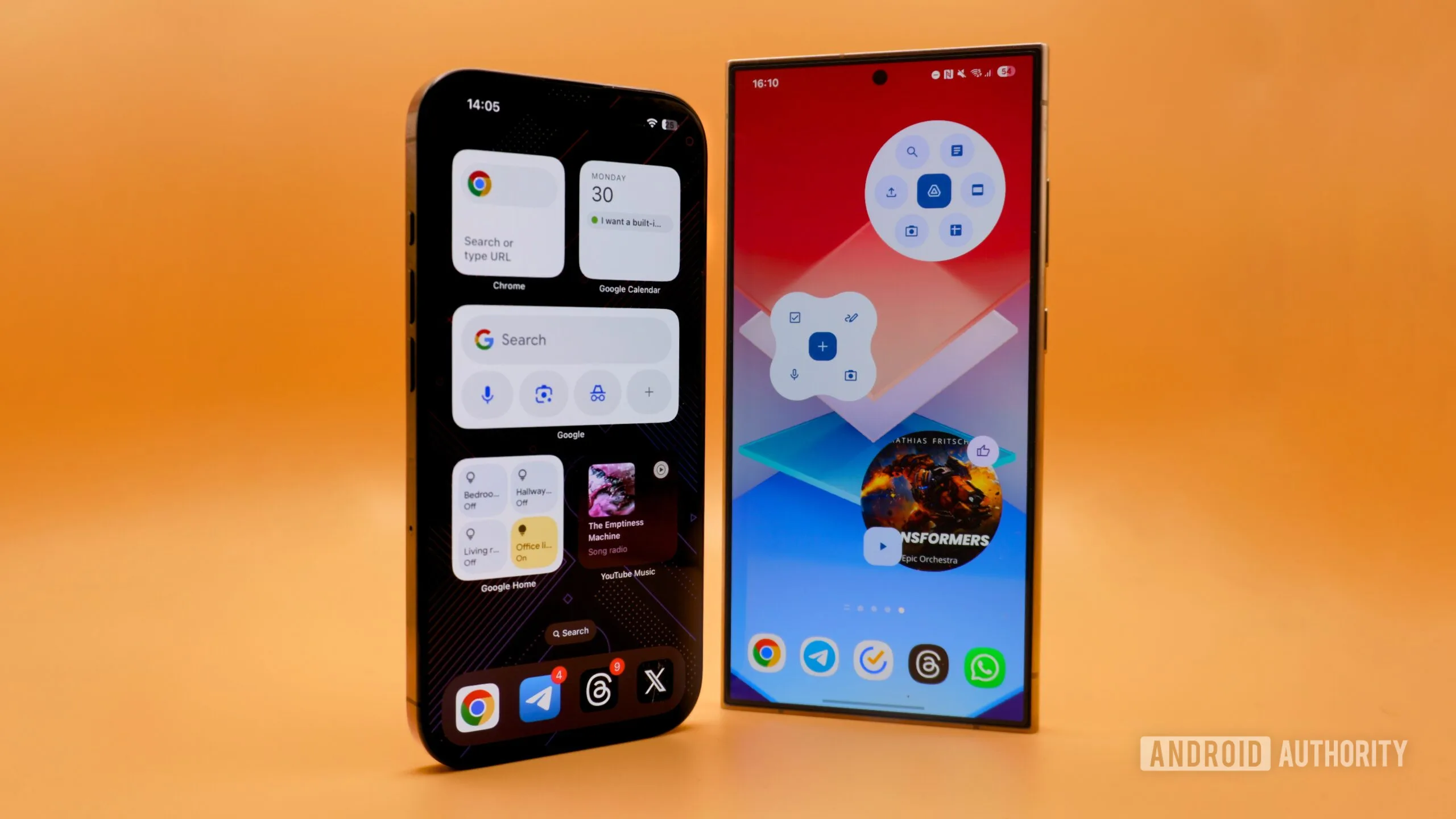 iOS 27 Extra Large Widgets: Apple Finally Catches Up to Android An iPhone 16 Pro and Galaxy S24 Ultra demonstrating the differences btween Google's widgets