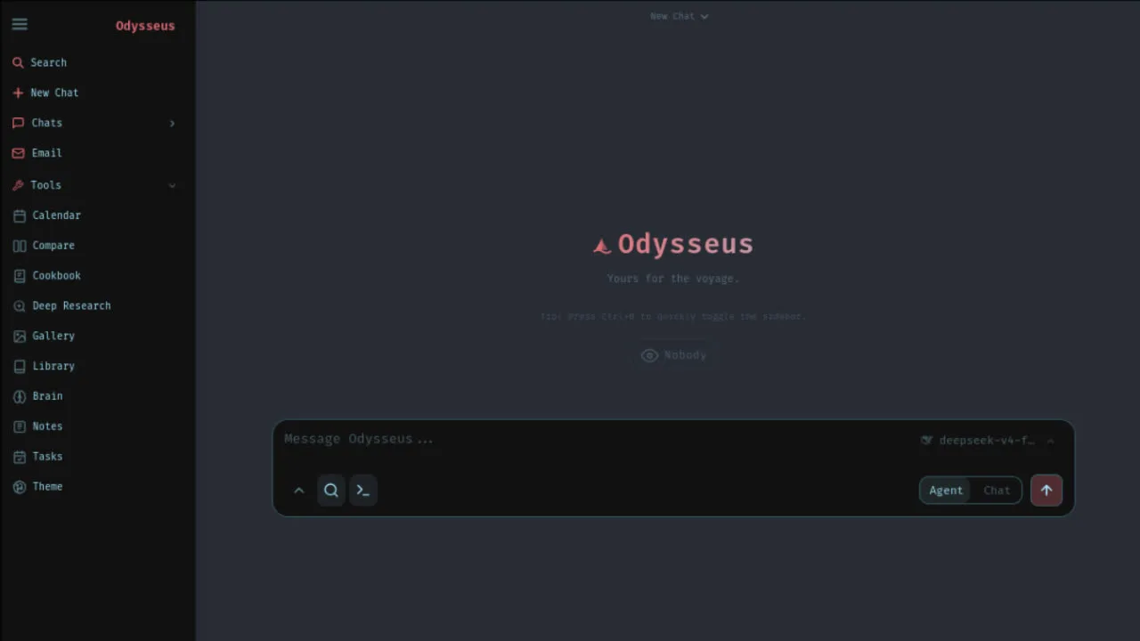 Odysseus: The Free Self-Hosted AI Workspace That Does Everything Odysseus