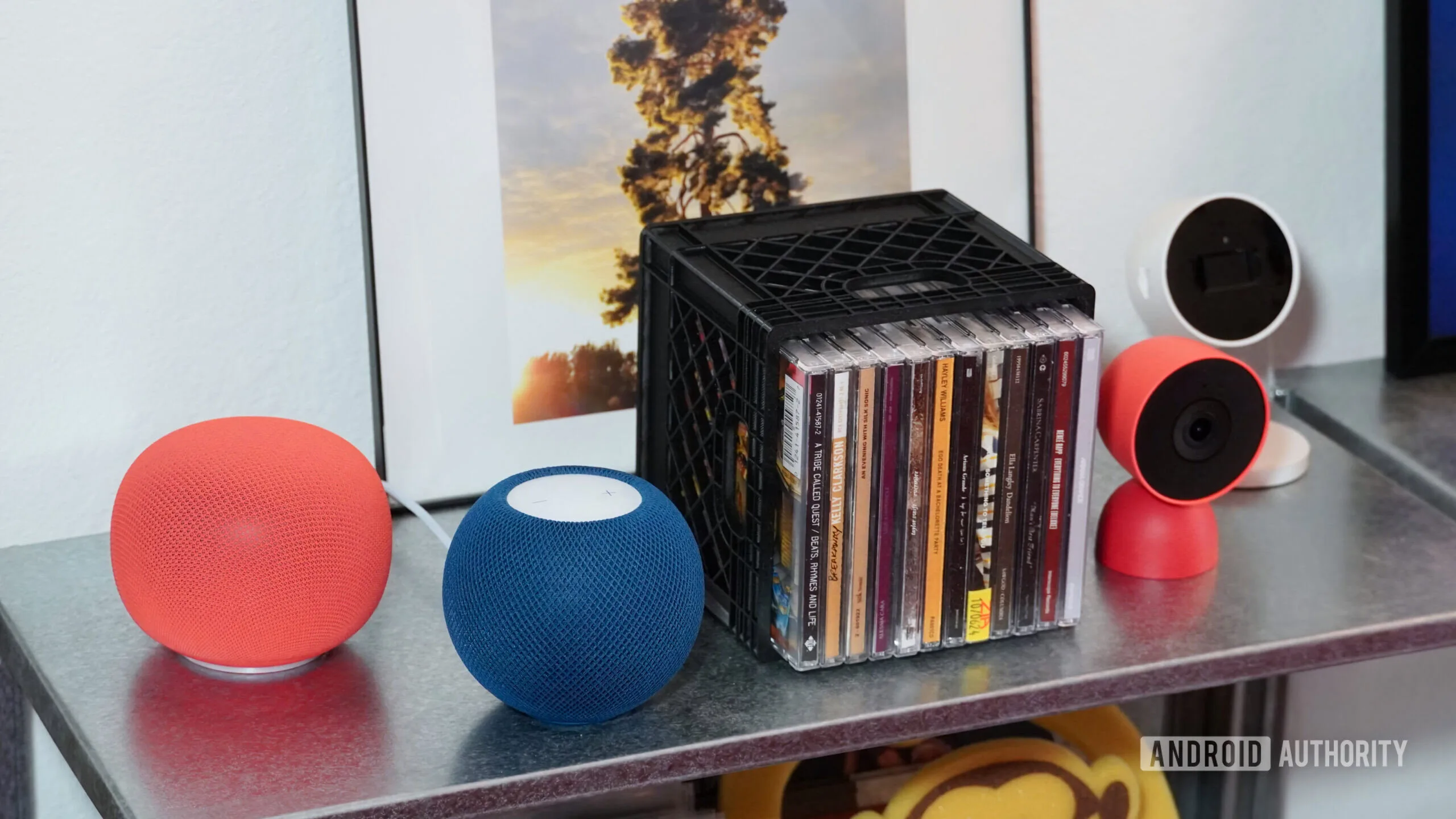 Google Home Speaker vs HomePod Mini: Best $99 Smart Speaker? The Home Speaker, HomePod Mini, Nest Cam Indoor, and a HomeKit Secure Video camera.