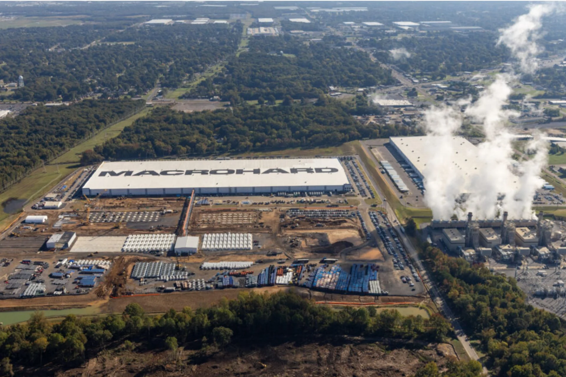 Data Center Protests Hit Record 75 Projects in Q1 2026 data center protests — aerial view of the Colossus 2 data center