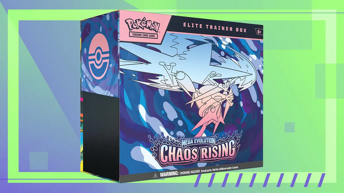 Pokémon Chaos Rising Elite Trainer Box: $20 Off at Prime Day 2026 Amazon is selling Pokémon Chaos Rising Elite Trainer Boxes for $20 off during Prime Day