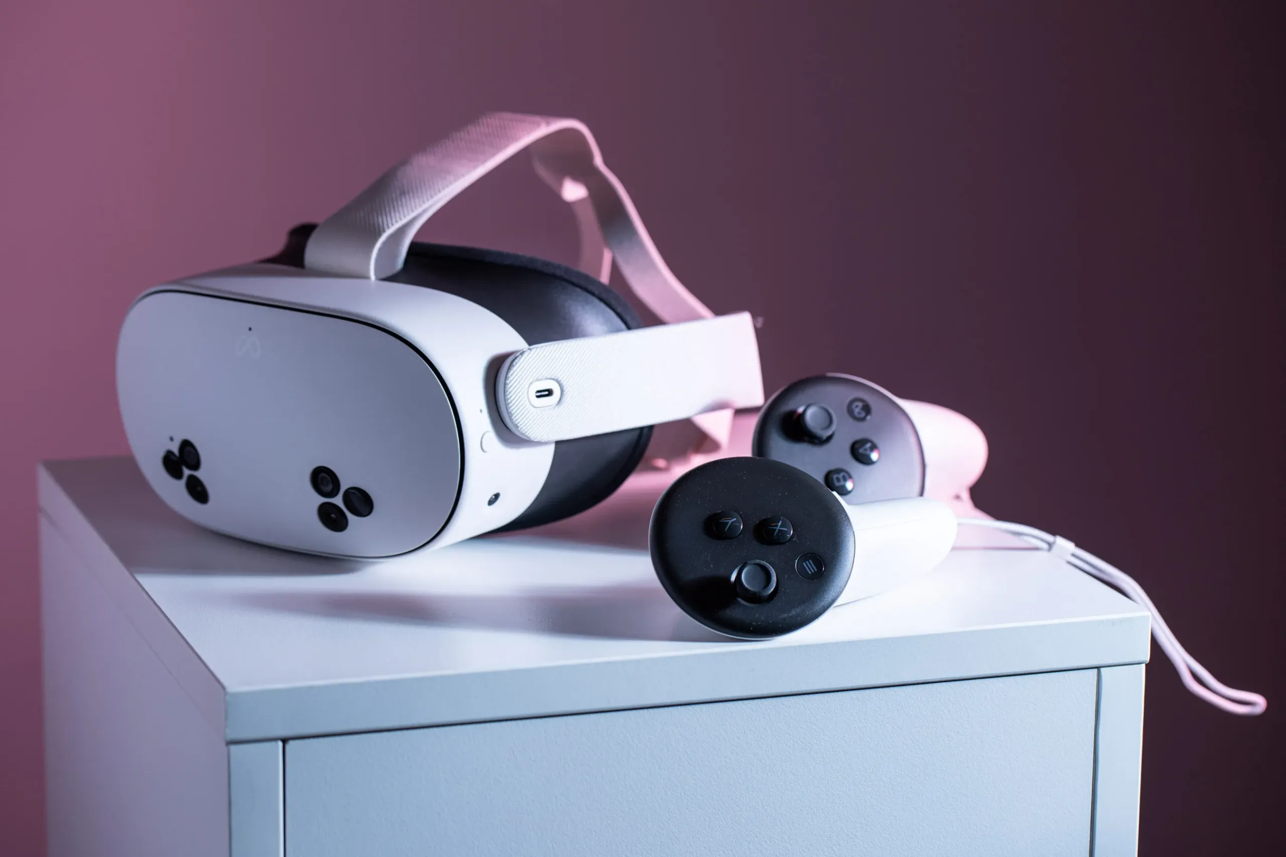 Meta Quest 3S Drops to $297 — Its Best Price Since the Hike Meta Quest 3S — A white VR headset with a three-lens cluster on the lower left and right of the front visor, looking lik