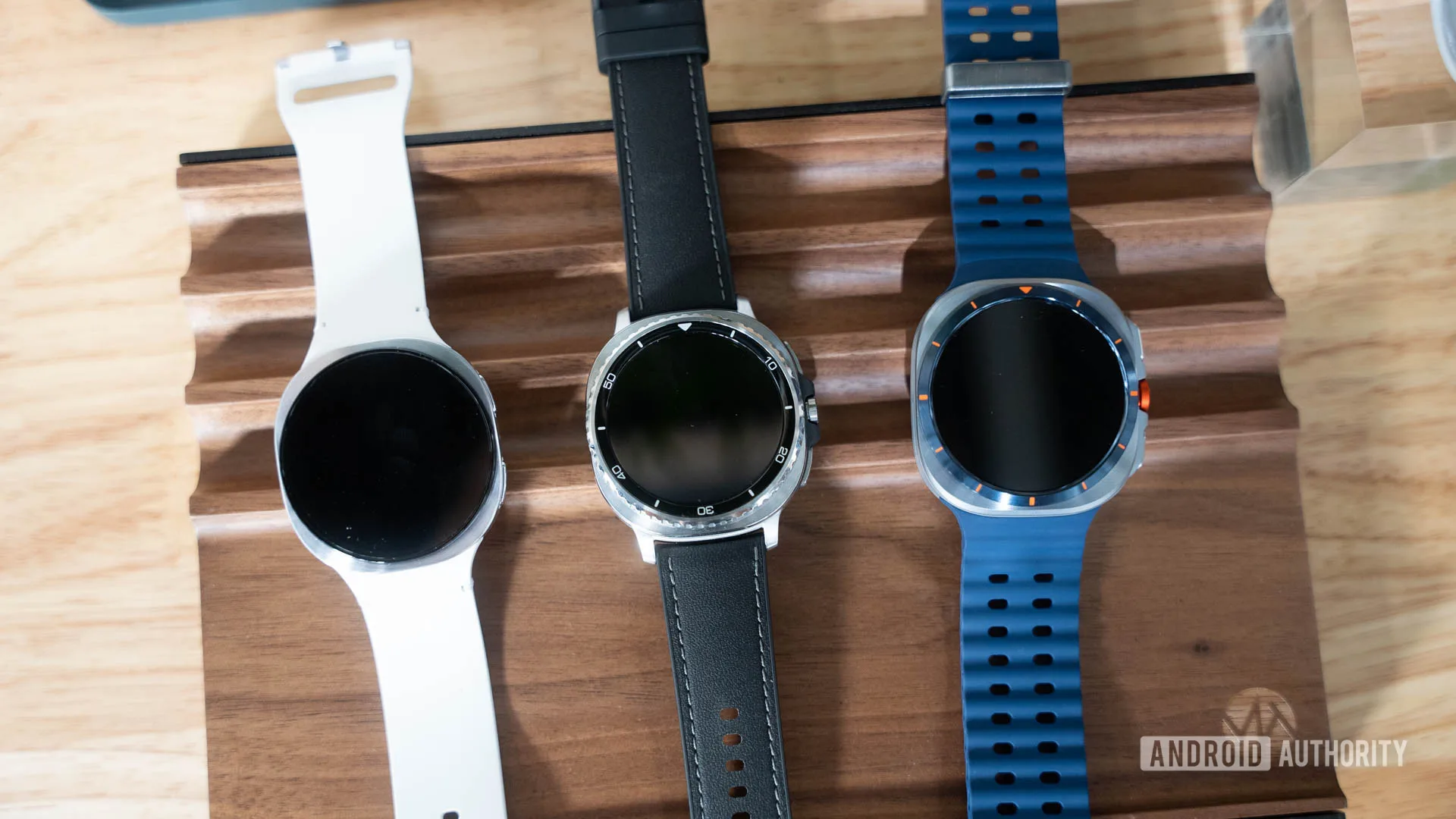 Galaxy Watch 9 Bands: Latest Colors and New Styles Leaked Galaxy Watch 9 bands — Samsung Galaxy Watch 8 and Galaxy Watch 8 Classic and Galaxy Watch Ultra flat on table