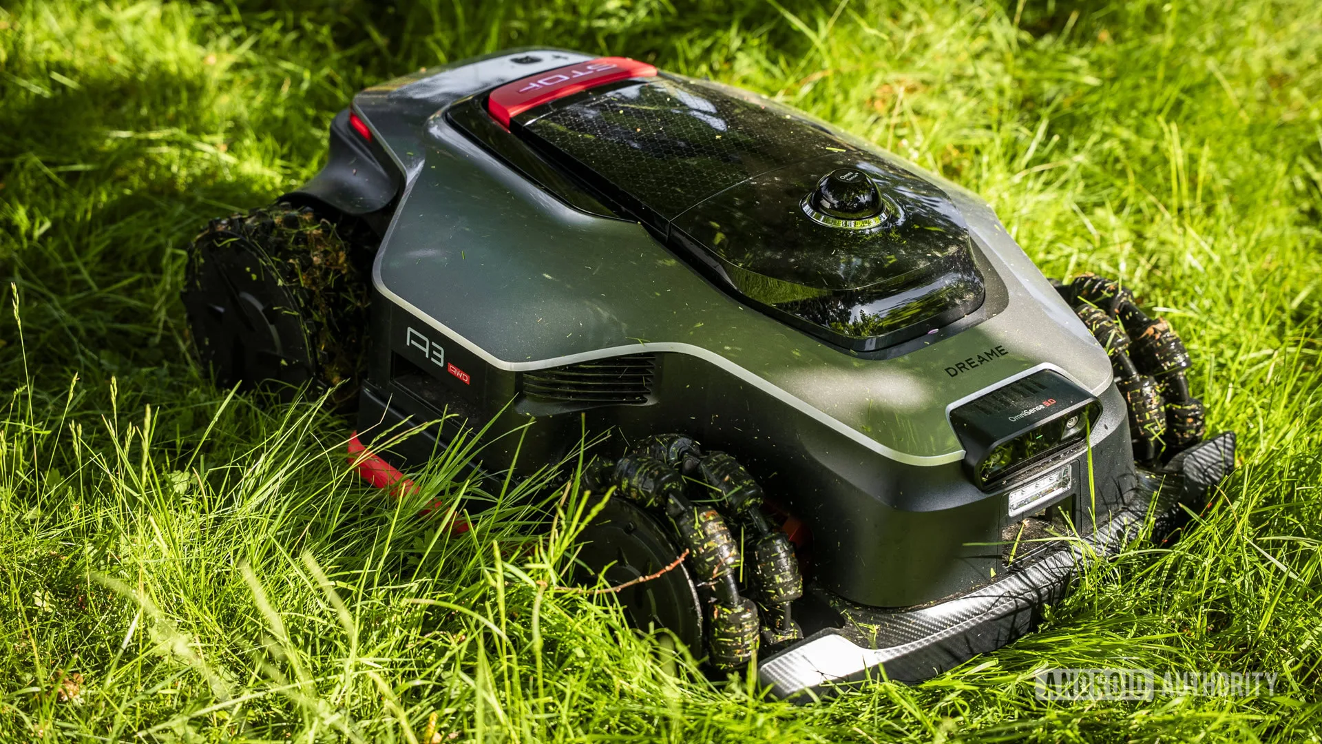 Dreame A3 AWD Pro Review: The $3,000 Robot Mower That Actually Works AA Dreame A3 AWD 3500 8 roboticmower mowing lawn hero shot