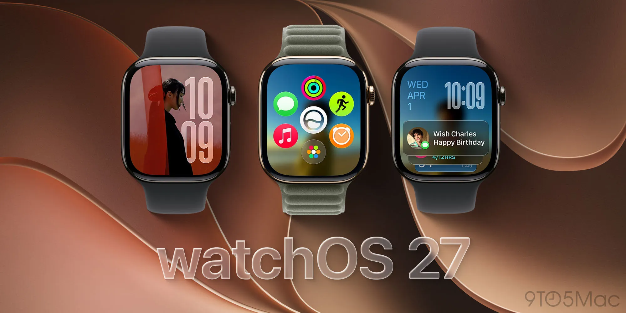 watchOS 27 Tweaks Liquid Glass — But No Slider for Apple Watch watchOS 27 Liquid Glass — watchOS 27 hero