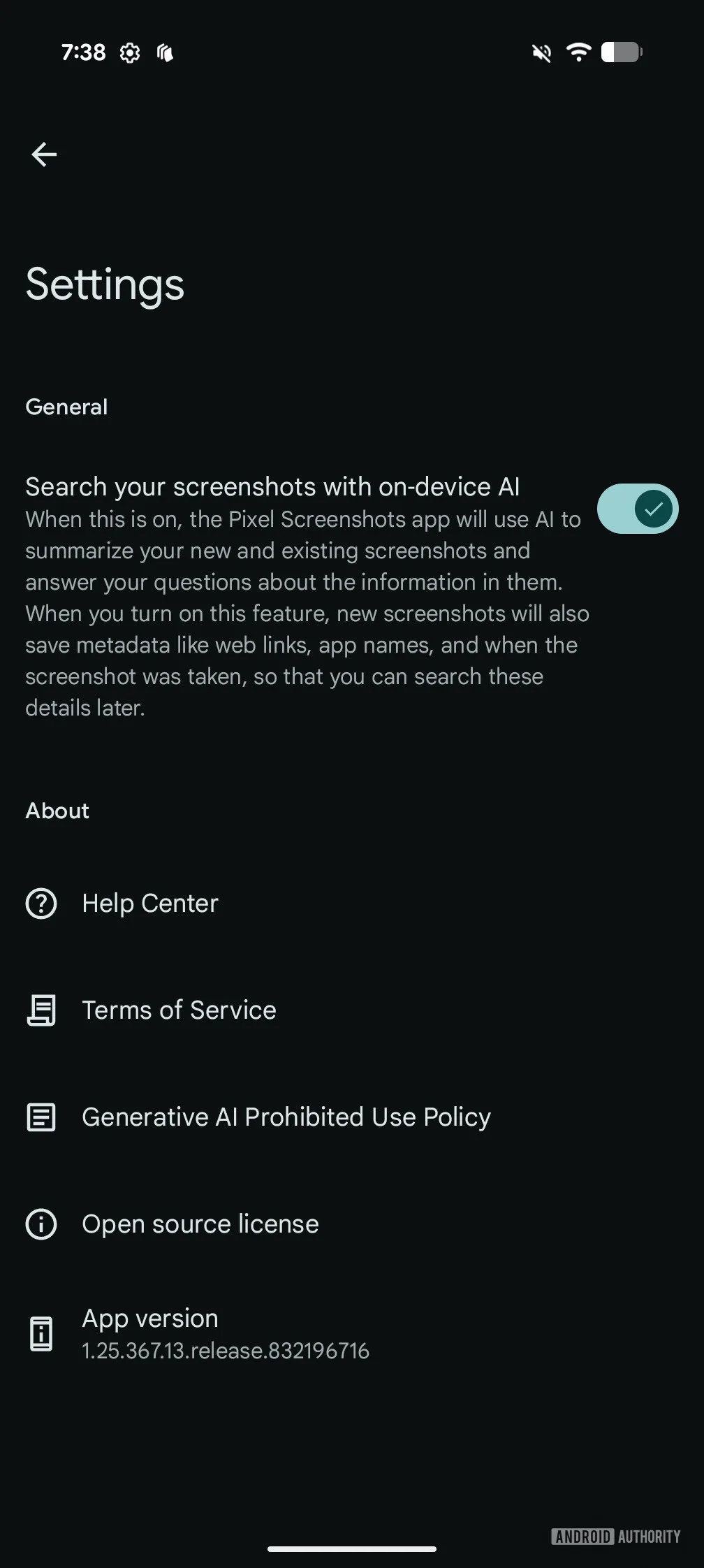Pixel Screenshots Adds Cloud AI: New Features, But Less Private? Pixel Screenshots on device AI toggle old version