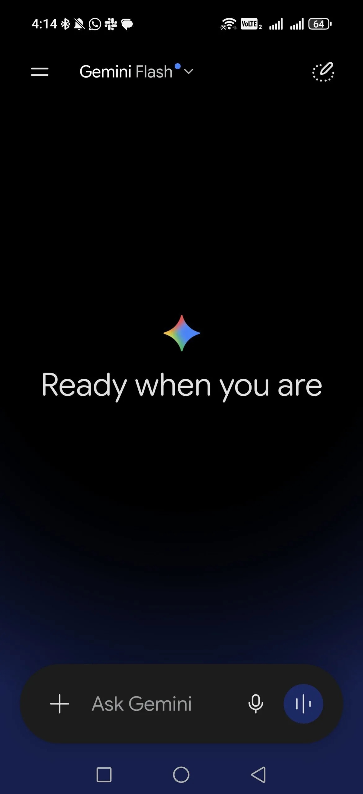 Gemini vs Claude: Google Copies the Wrong Lesson gemini home page in android app
