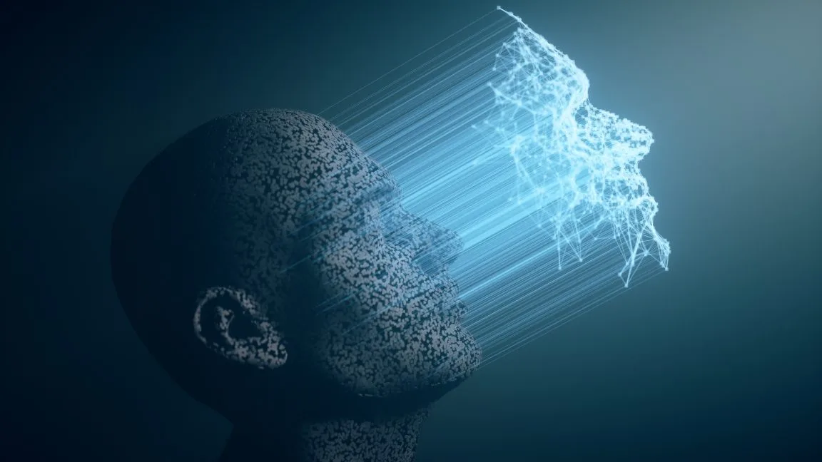 Facial Recognition Lawsuit: Florida Man Jailed on a 93% Match facial recognition lawsuit — Illustration of a man's face being scanned with advanced technology.