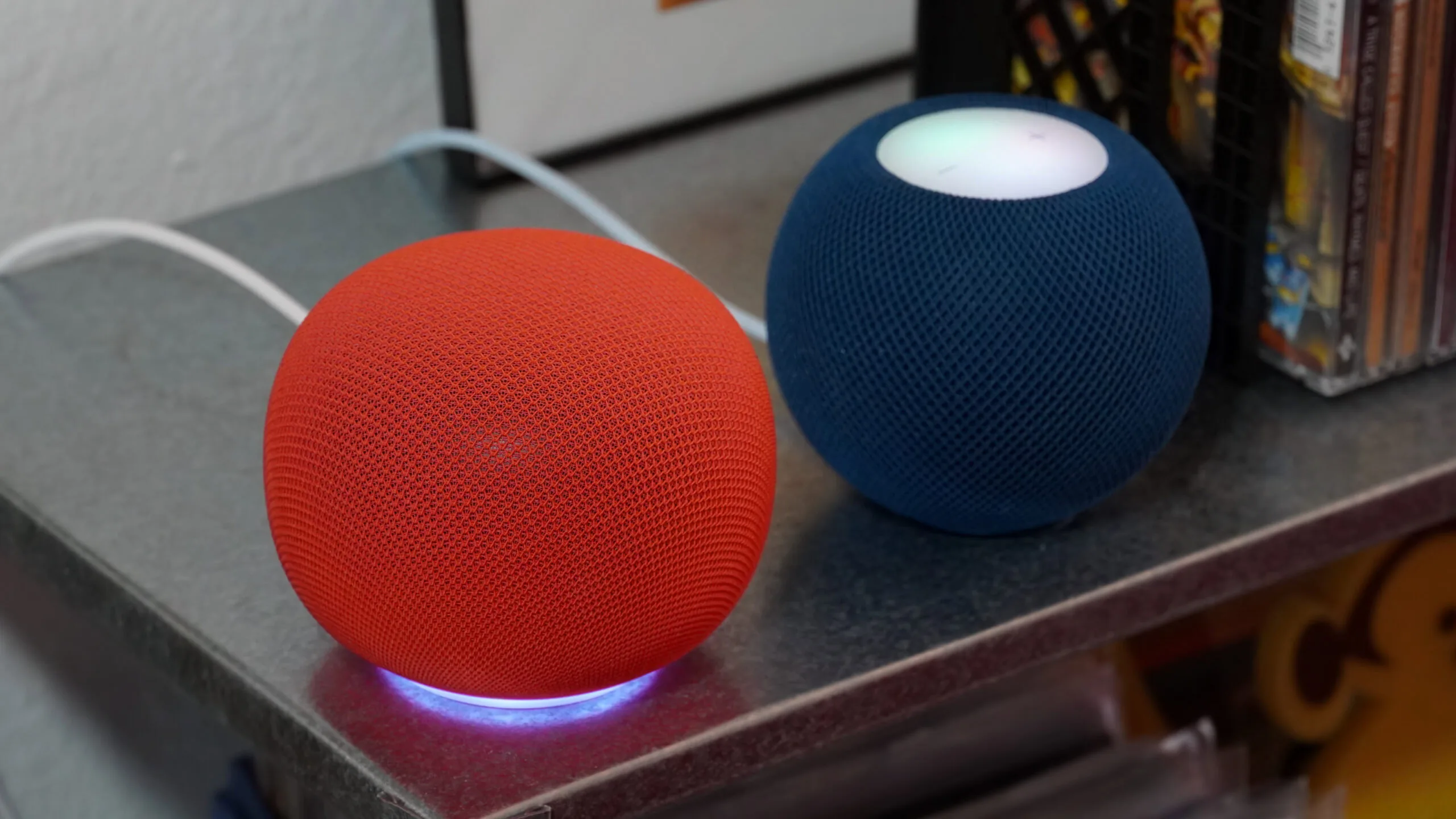 Google Home Speaker vs HomePod Mini: Best $99 Smart Speaker? The glow lights on the Home Speaker and HomePod Mini.