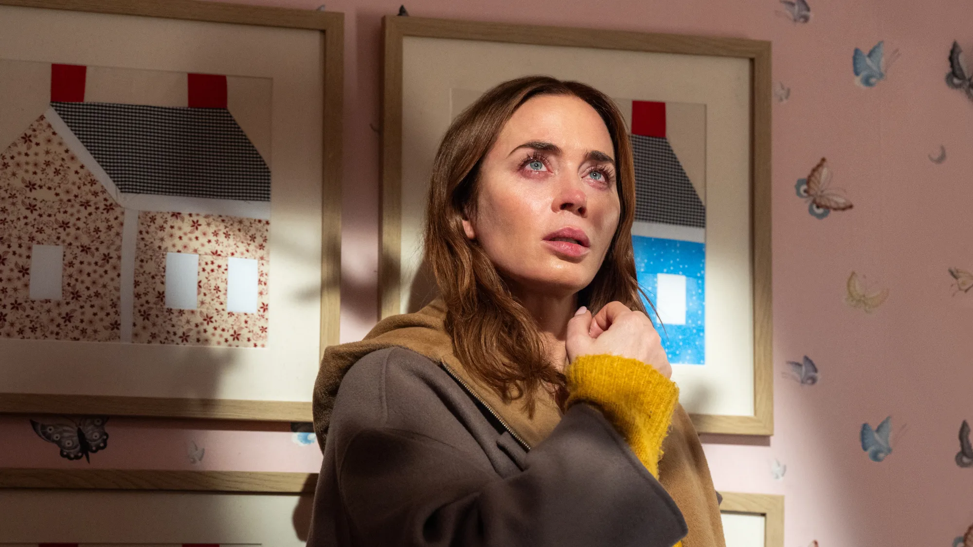 Disclosure Day Review: Spielberg's Latest Is a Major Near-Miss Disclosure Day review — A blonde woman crying in a childhood bedroom