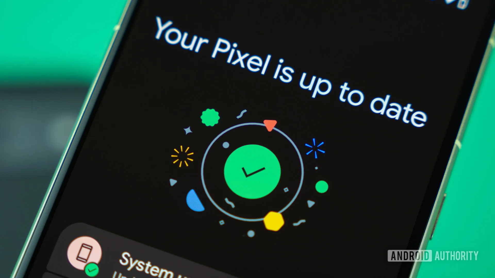 Android 17 June Pixel Drop: Every Compatible Pixel Phone Listed Screens of the system update process in Pixel 7 stock photo (4)